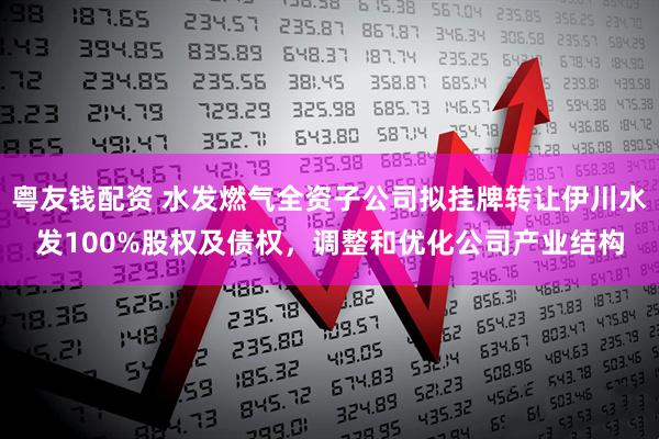 粤友钱配资 水发燃气全资子公司拟挂牌转让伊川水发100%股权及债权，调整和优化公司产业结构