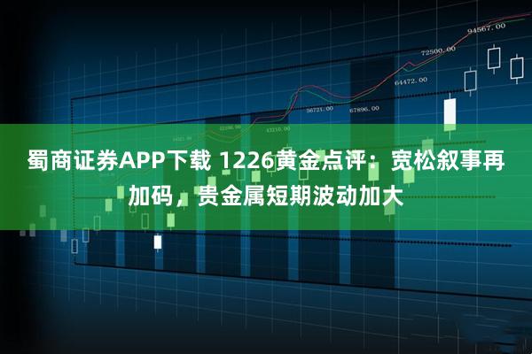 蜀商证券APP下载 1226黄金点评：宽松叙事再加码，贵金属短期波动加大